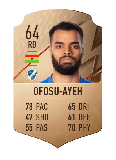 Phil Ofosu-Ayeh Rare 64 OVR