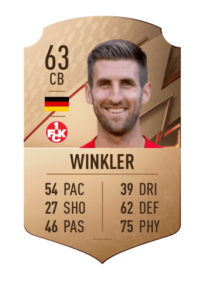 Alexander Winkler Rare 63 OVR