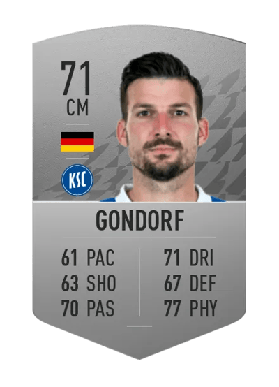 Jérôme Gondorf Common 71 OVR