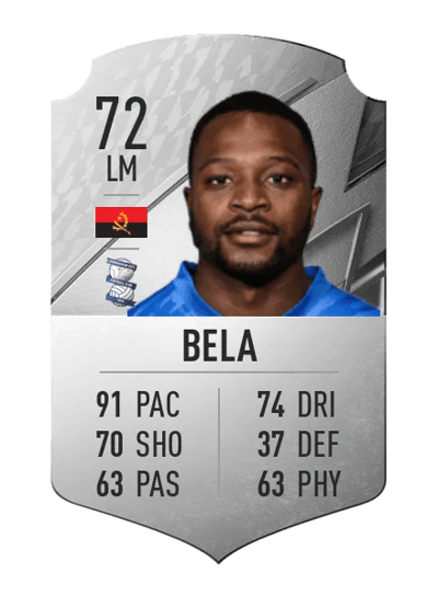 Jérémie Bela Rare 72 OVR