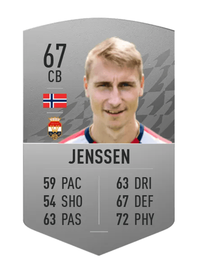 Ulrik Yttergård Jenssen Common 67 OVR
