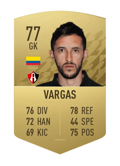 Camilo Vargas Common 77 OVR