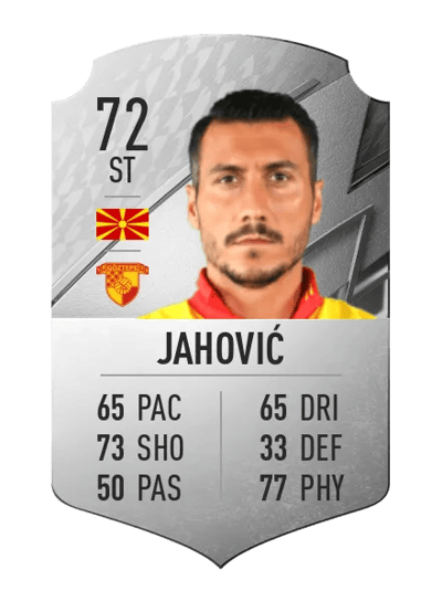 Adis Jahović Rare 72 OVR