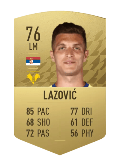 Darko Lazović Common 76 OVR