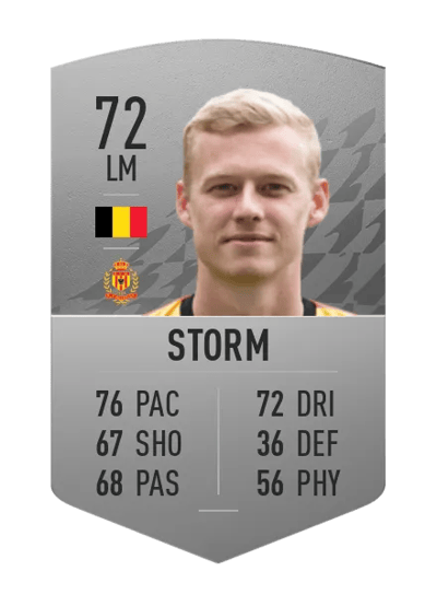 Nikola Storm Common 72 OVR