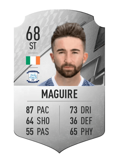 Sean Maguire Rare 68 OVR