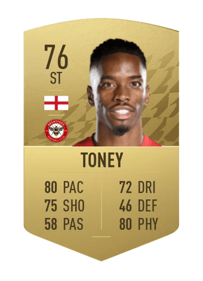 Ivan Toney Common 76 OVR