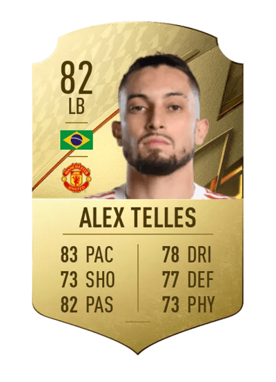 Alex Telles Rare 82 OVR