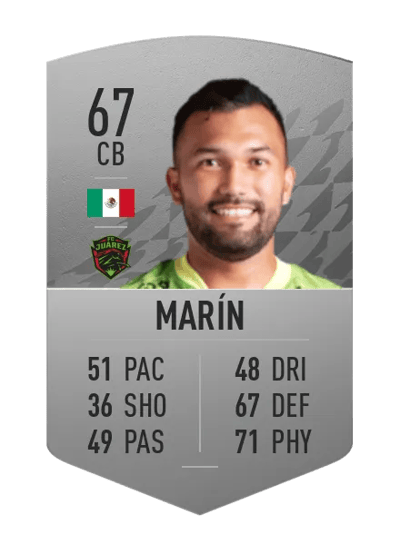 Hedgardo Marín Common 67 OVR
