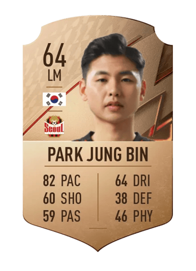 Park Jung Bin Rare 64 OVR