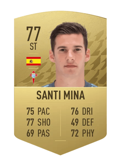 Santi Mina Common 77 OVR