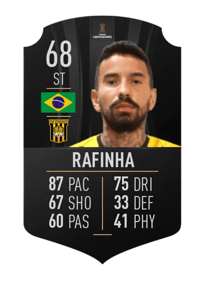 Rafinha CONMEBOL LIBERTADORES 68 OVR