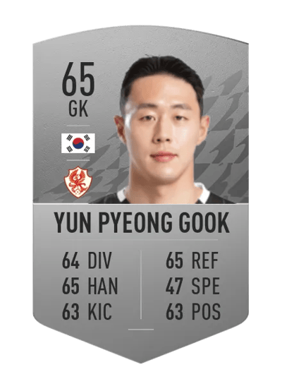 Yun Pyeong Gook Common 65 OVR