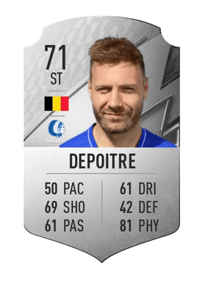 Laurent Depoitre Rare 71 OVR