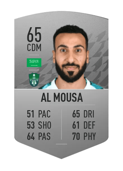 Nouh Al Mousa Common 65 OVR