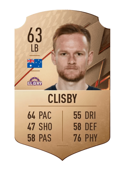 Jack Clisby Rare 63 OVR