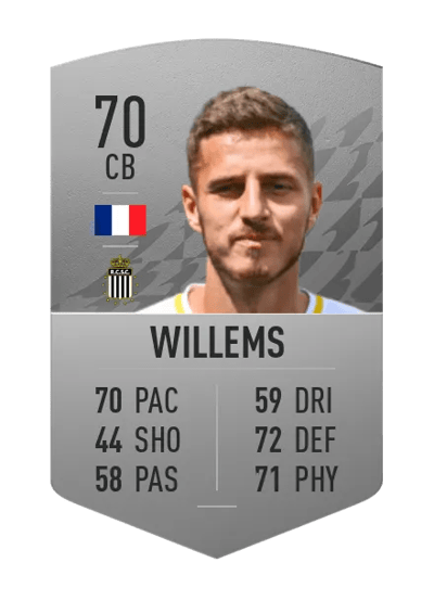 Steeven Willems Common 70 OVR
