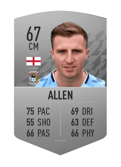 Jamie Allen Common 67 OVR