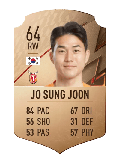 Jo Sung Joon Rare 64 OVR