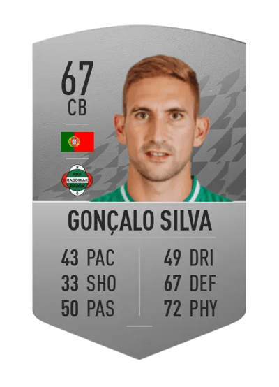 Gonçalo Silva Common 67 OVR