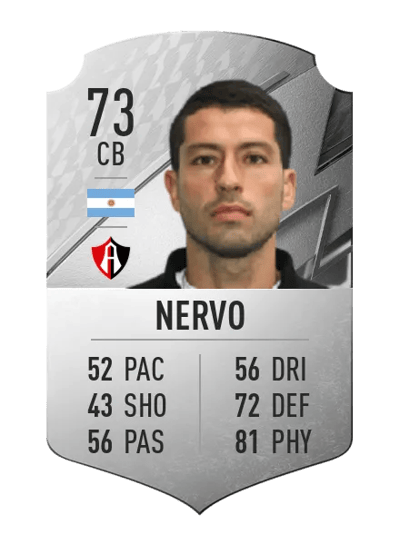 Martín Nervo Rare 73 OVR