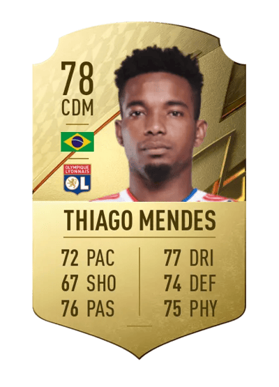 Thiago Mendes Rare 78 OVR