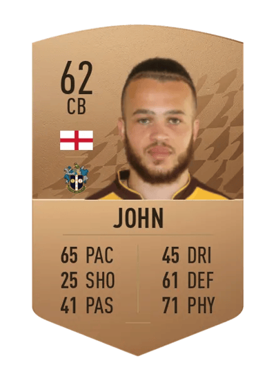 Louis John Common 62 OVR