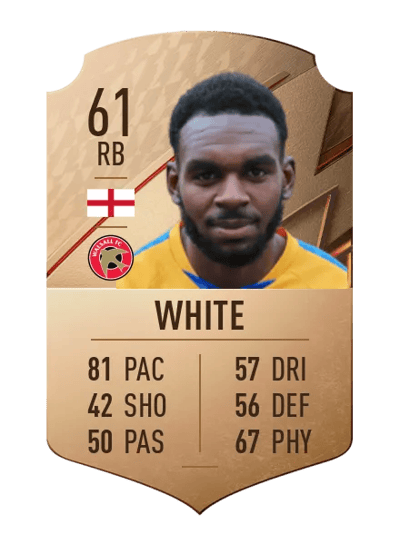 Hayden White Rare 61 OVR