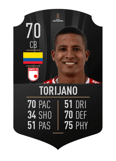Fáiner Torijano CONMEBOL LIBERTADORES 70 OVR