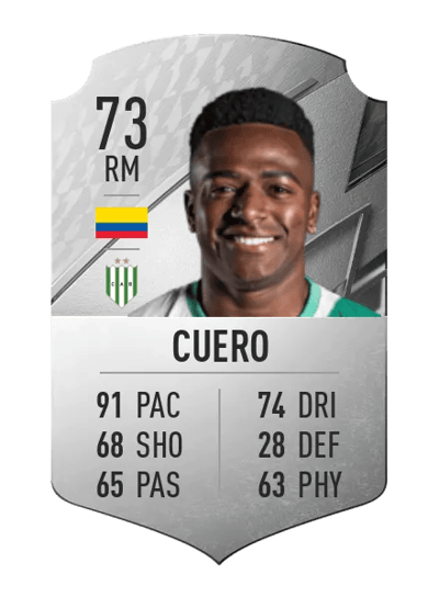 Mauricio Cuero Rare 73 OVR