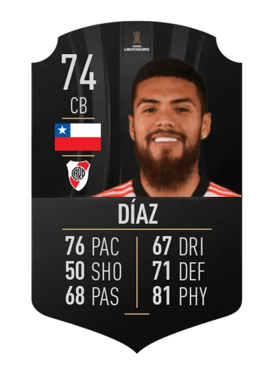 Paulo Díaz CONMEBOL LIBERTADORES 74 OVR