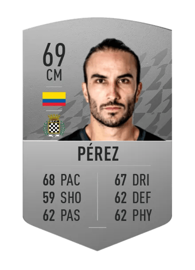 Sebastián Pérez Common 69 OVR