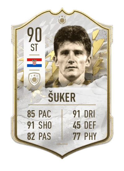 Davor Šuker Icon 90 OVR