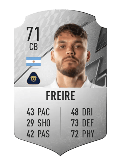 Nicolás Freire Rare 71 OVR