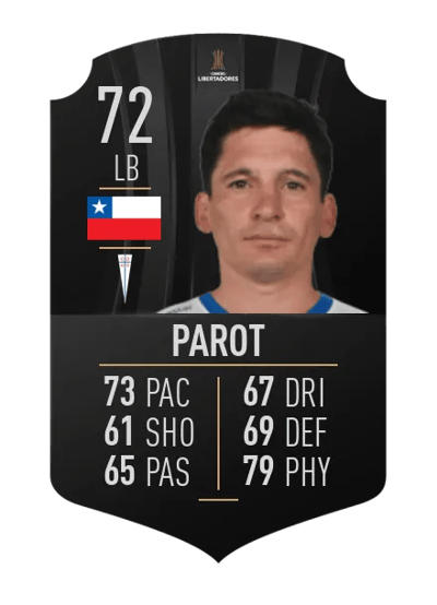 Alfonso Parot CONMEBOL LIBERTADORES 72 OVR