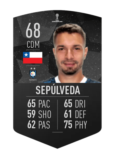 Claudio Sepúlveda CONMEBOL SUDAMERICANA 68 OVR