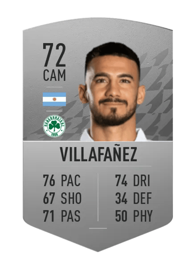 Lucas Villafañez Common 72 OVR