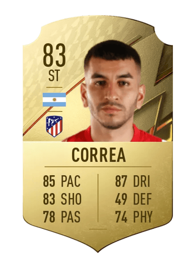 Ángel Correa Rare 83 OVR