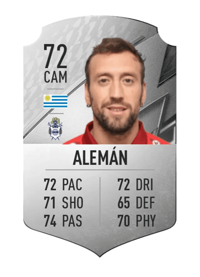 Brahian Alemán Rare 72 OVR