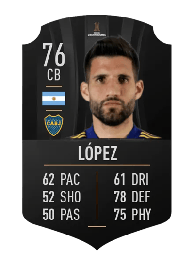 Lisandro López CONMEBOL LIBERTADORES 76 OVR