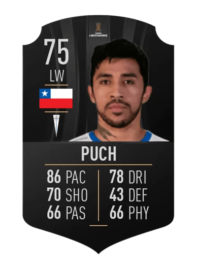 Édson Puch CONMEBOL LIBERTADORES 75 OVR