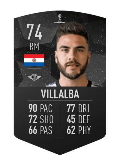 Héctor Villalba CONMEBOL SUDAMERICANA 74 OVR