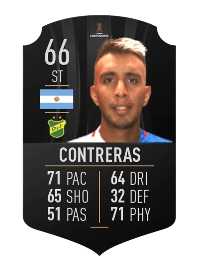 Rodrigo Contreras CONMEBOL LIBERTADORES 66 OVR