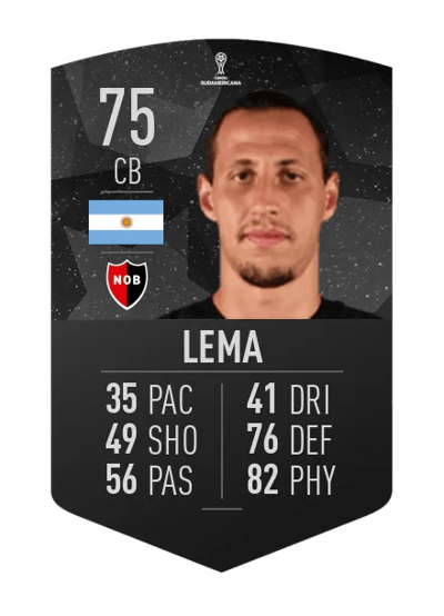 Cristian Lema CONMEBOL SUDAMERICANA 75 OVR