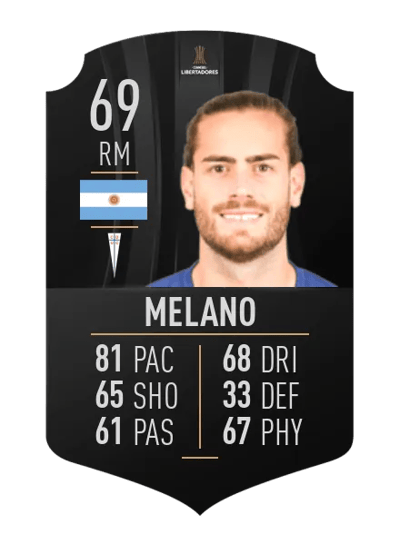 Lucas Melano CONMEBOL LIBERTADORES 69 OVR