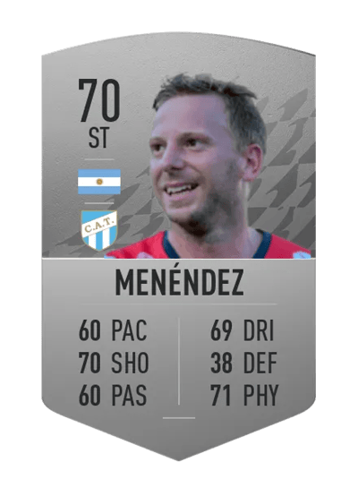 Cristian Menéndez Common 70 OVR
