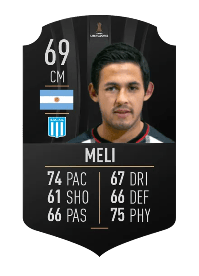 Marcelo Meli CONMEBOL LIBERTADORES 69 OVR