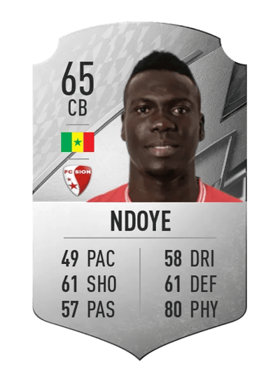 Birama Ndoye Rare 65 OVR