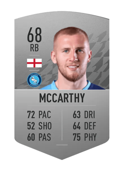Jason McCarthy Common 68 OVR