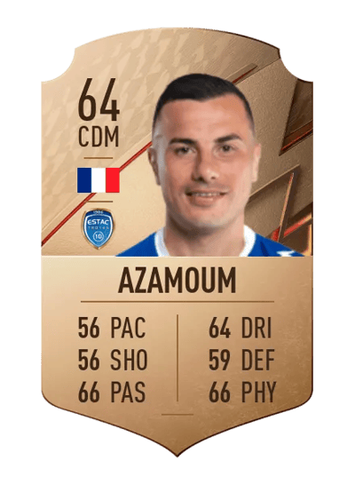 Karim Azamoum Rare 64 OVR